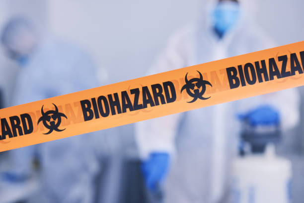 Professional Biohazard Cleanup technician working in Verona, VA